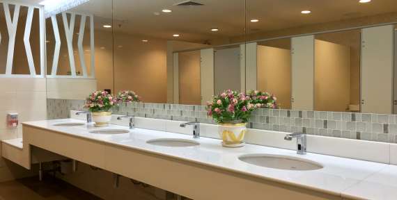 Clean and Disinfect Bathrooms