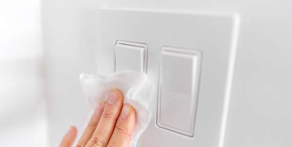 Disinfect Light Switches